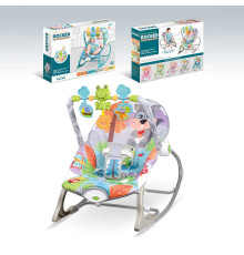 Шезлонг 68189-1 (8) мелодії, 3 підвіски, заспокійлива вібрація, в коробці