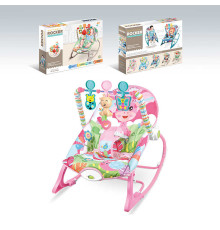 Шезлонг 68147-1 (8) мелодії, 3 підвіски, заспокійлива вібрація, в коробці