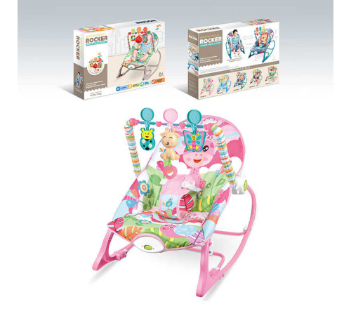 Шезлонг 68147-1 (8) мелодії, 3 підвіски, заспокійлива вібрація, в коробці – в наличии! Купите сейчас у KAZKOVA