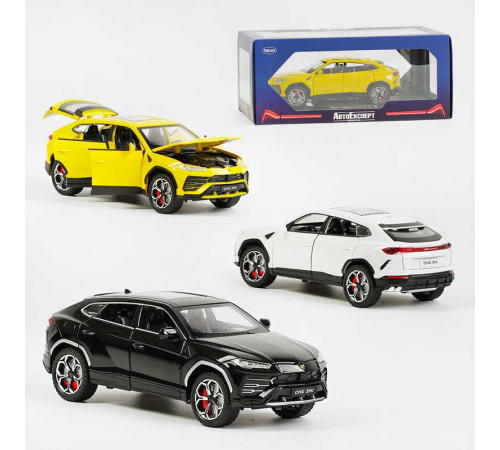 Машинка GT - 06441 (24/2) "Авто Експерт", 3 кольори, металопластик, 1:24, звук, світло, інерція, рухомі елементи, у коробці, ВИДАЄТЬСЯ МІКС ВИДІВ