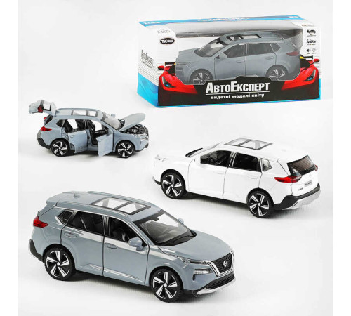 Машинка 10021 (48/2) "Авто Експерт", 2 види, металопластик, 1:32, звук, світло, інерція, рухомі елементи, в коробці