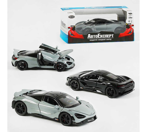 Машинка 18025 (48/2) "Авто Експерт", 2 види, металопластик, 1:32, звук, світло, інерція, рухомі елементи, в коробці