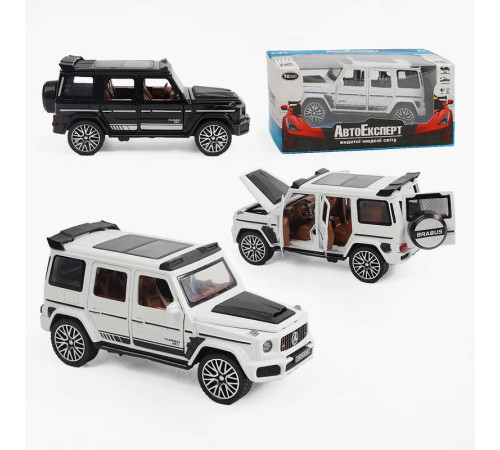 Джип 61600 (48/2) "Авто Експерт" 2 види, металопластик, 1:32, звук, світло, інерція, відкриваються двері, в коробці