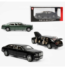 Машинка RS-52405 (24) "Авто Експерт", 2 кольори, металопластик, 1:24, звук, світло, інерція, відчиняються двері, багажник та капот, в коробці