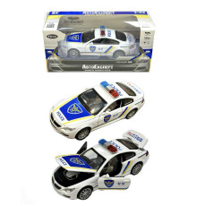 Машинка металопластик ТК 7777 (96/2) "Авто Експерт" 1:32, НАПИСИ АНГЛ. ТА КИТАЙ. МОВАМИ, світло, звук, інерція, відчиняються двері, багажник, капот