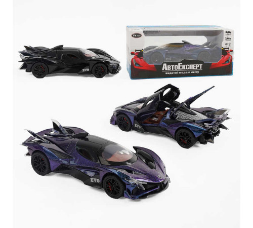 Машинка 71930 (48/2) "Авто Експерт" 2 види, металопластик, 1:32, звук, світло, інерція, відкриваються двері, в коробці