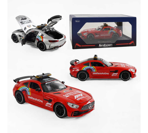 Машинка GT - 29500 (24/2) "Авто Експерт", 2 види, металопластик, 1:24, звук, світло, інерція, відкриваються двері, у коробці, ВИДАЄТЬСЯ МІКС ВИДІВ