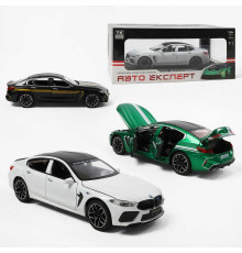 Машинка 1340-03 (24) "Авто Експерт", 3 кольори, металопластик, 1:24, звук, світло, інерція, відчиняються двері, у коробці, ВИДАЄТЬСЯ ТІЛЬКИ МІКС ВИДІВ