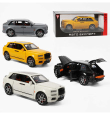 Машинка RS-81720 (24) "Авто Експерт", 4 кольори, металопластик, 1:24, звук, світло, інерція, відчиняються двері, в коробці, ВИДАЄТЬСЯ ТІЛЬКИ МІКС ВИДІВ