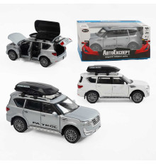 Машинка 50915 (48/2) "Авто Експерт" 2 види, металопластик, 1:32, звук, світло, інерція, відкриваються двері, в коробці