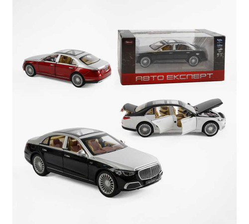 Машина TX 90740 (48/2) "Авто Експерт", 3 кольори, металопластик, масштаб 1:22, світло, звук, інерція, відчиняються двері, багажник та капот, в коробці, ВИДАЄТЬСЯ ТІЛЬКИ МІКС ВИДІВ