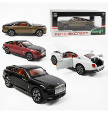 Машинка 1416-28 (24) "Авто Експерт", 4 кольори, металопластик, 1:24, звук, світло, інерція, відчиняються двері, у коробці, ВИДАЄТЬСЯ ТІЛЬКИ МІКС ВИДІВ