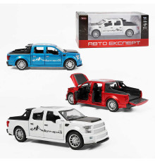 Машинка TX 60715 (48) "Авто Експерт", 3 кольори, металопластик, масштаб 1:22, світло, звук, інерція, відчиняються двері, багажник та капот, в коробці, ВИДАЄТЬСЯ МІКС