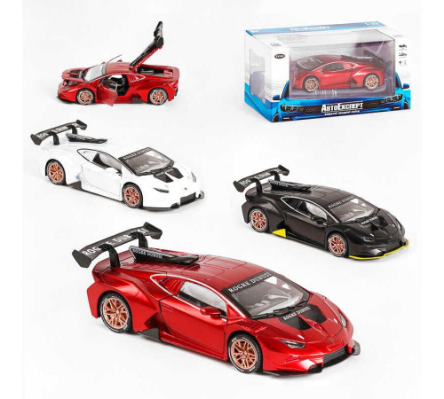 Машинка ТК - 3026 (32) "Авто Експерт", 3 види, металопластик, 1:32, світло, звук, інерція, відчиняються двері, багажник, капот, в коробці, ВИДАЄТЬСЯ ТІЛЬКИ МІКС ВИДІВ