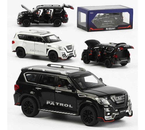 Машина металлопластик GT - 0936 (24/2) "Авто Експерт Преміум", 2 кольори, 1:24, звук, світло, інерція, відчиняються двері, багажник, капот, у коробці