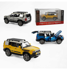 Джип RS-58097 (36/2) "Авто Експерт", 3 кольори, металопластик, масштаб 1:22, світло, звук, інерція, відчиняються двері, багажник та капот, в коробці, ВИДАЄТЬСЯ ТІЛЬКИ МІКС ВИДІВ
