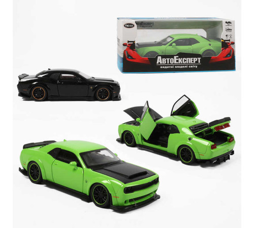 Машинка 23622 (48/2) "Авто Експерт", 2 кольори, металопластик, 1:32, світло, звук, інерція, відчиняються двері, багажник, капот, в коробці