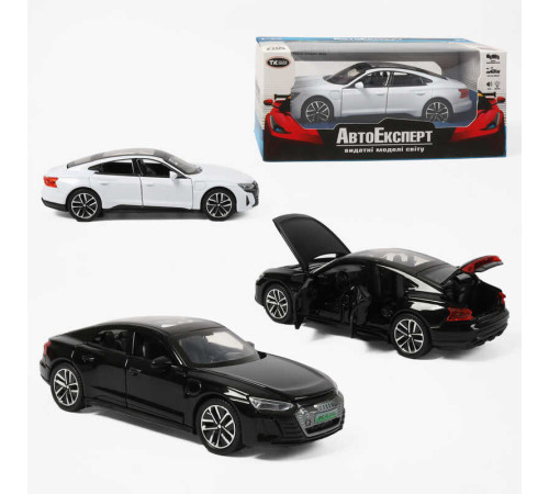 Машинка 86544 (48/2) "Авто Експерт", 2 кольори, металопластик, 1:32, світло, звук, інерція, відчиняються двері, багажник, капот, в коробці