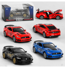 Машина металопластик GT - 1712 (72/2) "Авто Експерт Преміум" 3 кольори, 1:32, світло, звук, інерція, відчиняються двері, багажник, капот, в коробці