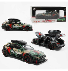 Машинка 1042-10 (24) "Авто Експерт", 2 кольори, металопластик, 1:24, звук, світло, інерція, відчиняються двері, у коробці