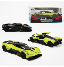 Машинка 31614 (48/2) "Авто Експерт", 2 кольори, металопластик, 1:32, світло, звук, інерція, відчиняються двері, багажник, капот, в коробці