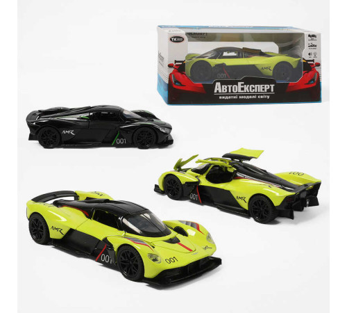 Машинка 31614 (48/2) "Авто Експерт", 2 кольори, металопластик, 1:32, світло, звук, інерція, відчиняються двері, багажник, капот, в коробці