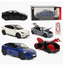 Машинка RS-81104 (24) "Авто Експерт", 5 кольорів, електромобіль, зарядна станція, металопластик, масштаб 1:24, звук, світло, інерція, відчиняються двері, в коробці, ВИДАЄТЬСЯ ТІЛЬКИ МІКС ВИДІВ