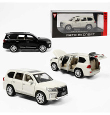Джип RS-42075 (24) "Авто Експерт", 2 кольори, металопластик, 1:24, звук, світло, інерція, відчиняються двері, в коробці