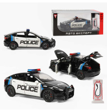 Машинка RS-08021 (24) "Авто Експерт", електромобіль, зарядна станція, металопластик, масштаб 1:24, звук, світло, інерція, відчиняються двері, в коробці