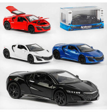 Машина металопластик LF-11895 (72) "Авто Експерт", 3 кольори, 1:32, світло, звук, інерція, відчиняються двері, багажник, капот, в коробці