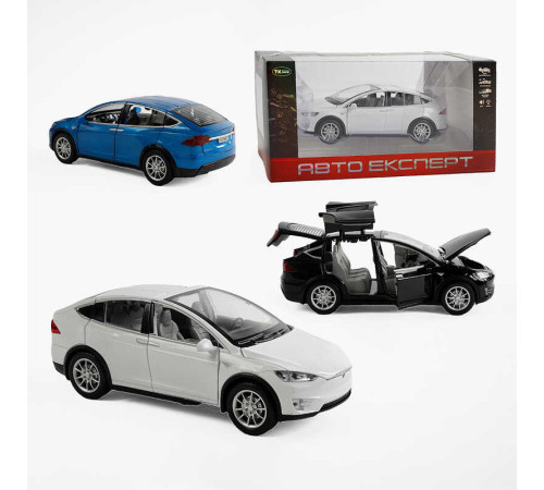 Машина RS-66012 (36/2) "Авто Експерт", 3 кольори, металопластик, масштаб 1:22, світло, звук, інерція, відчиняються двері, багажник та капот, в коробці, ВИДАЄТЬСЯ ТІЛЬКИ МІКС ВИДІВ