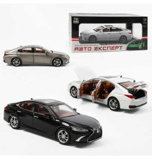Машинка 1140-01 (24/2) "Авто Експерт", 3 кольори, металопластик, 1:24, звук, світло, інерція, відчиняються двері, у коробці, ВИДАЄТЬСЯ ТІЛЬКИ МІКС ВИДІВ
