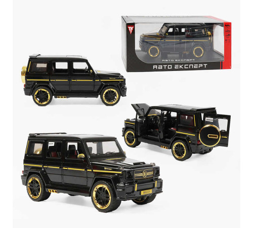 Джип RS-61800 (24) "Авто Експерт", металопластик, 1:24, звук, світло, інерція, відчиняються двері, в коробці