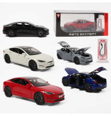 Машинка RS-10282 (24) "Авто Експерт", 5 кольорів, електромобіль, зарядна станція, металопластик, масштаб 1:24, звук, світло, інерція, відчиняються двері, в коробці, ВИДАЄТЬСЯ ТІЛЬКИ МІКС ВИДІВ