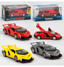 Машинка 81322 (72) "Авто Експерт", 3 кольори, металопластик, 1:32, світло, звук, інерція, відчиняються двері, багажник, в коробці