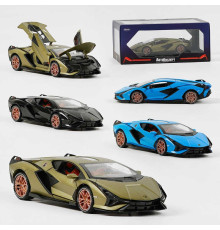 Машинка GT - 07739 (24/2) "Авто Експерт", 4 кольори, металопластик, 1:24, звук, світло, інерція, рухомі елементи, у коробці, ВИДАЄТЬСЯ МІКС ВИДІВ