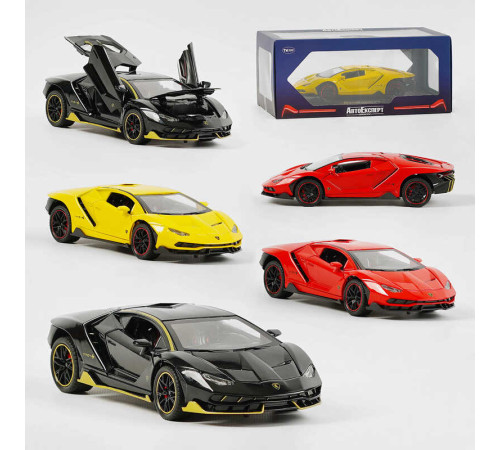 Машинка GT - 01260 (24/2) "Авто Експерт", 3 кольори, металопластик, 1:24, звук, світло, інерція, рухомі елементи, у коробці, ВИДАЄТЬСЯ МІКС ВИДІВ