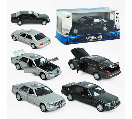 Машинка LF-43189 (48/2) "Авто Експерт", 2 кольори, металопластик, 1:32, світло, звук, інерція, відчиняються двері, багажник, капот, в коробці