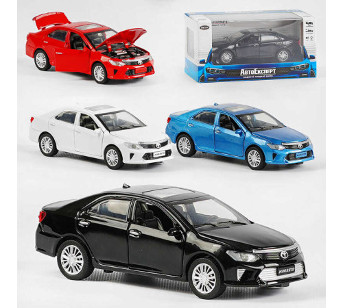 Машинка LF-79509 (48/2) "Авто Експерт", 4 кольори, металопластик, 1:32, світло, звук, інерція, відчиняються двері, багажник, капот, в коробці, МІКС