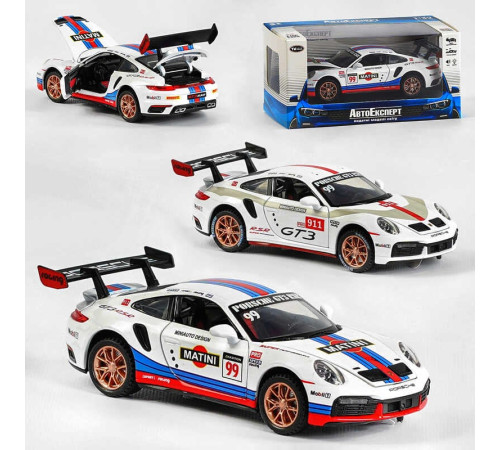 Машина LF-01121 (48/2) "Авто Експерт" 2 види, металопластик, 1:32, світло, звук, інерція, відчиняються двері, багажник, капот, в коробці