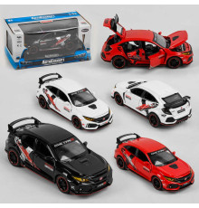 Машинка 33617 (72) "Авто Експерт", 3 кольори, металопластик, 1:32, світло, звук, інерція, відчиняються двері, багажник, капот, в коробці