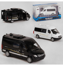 Машинка ТК - 1788 (32) "Авто Експерт", "Мінівен", 2 види, металопластик, 1:32, світло, звук, інерція, відчиняються двері, багажник, в коробці