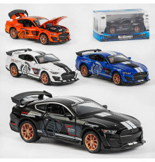 Машина LF-03608 (48/2) "Авто Експерт" 4 кольори, металопластик, 1:32, світло, звук, інерція, відчиняються двері, багажник, капот, в коробці, МІКС