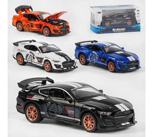 Машина LF-03608 (48/2) "Авто Експерт" 4 кольори, металопластик, 1:32, світло, звук, інерція, відчиняються двері, багажник, капот, в коробці, МІКС