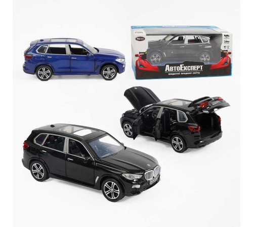 Машинка 36299 (48/2) "Авто Експерт" 2 види, металопластик, 1:32, звук, світло, інерція, відкриваються двері, в коробці