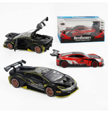 Машинка 20458 (48/2) "Авто Експерт" 2 види, металопластик, 1:32, звук, світло, інерція, відкриваються двері, в коробці