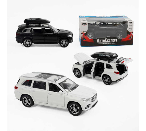 Машинка 61085 (48/2) "Авто Експерт" 2 види, металопластик, 1:32, звук, світло, інерція, відкриваються двері, в коробці