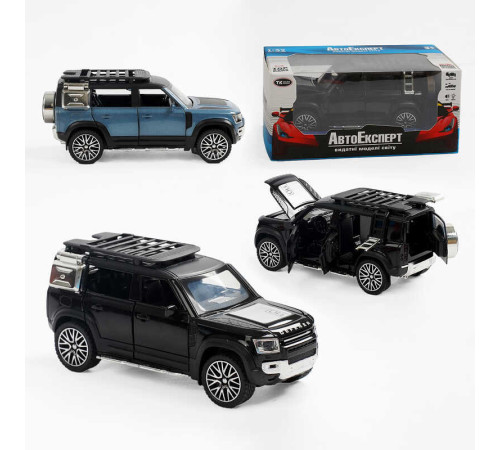 Джип 32206 (48/2) "Авто Експерт" 2 види, металопластик, 1:32, звук, світло, інерція, рухомі елементи, в коробці