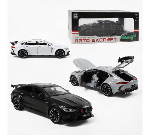 Машинка 1206-15 (24/2) "Авто Експерт", 3 кольори, металопластик, 1:24, звук, світло, інерція, відчиняються двері, у коробці, ВИДАЄТЬСЯ ТІЛЬКИ МІКС ВИДІВ