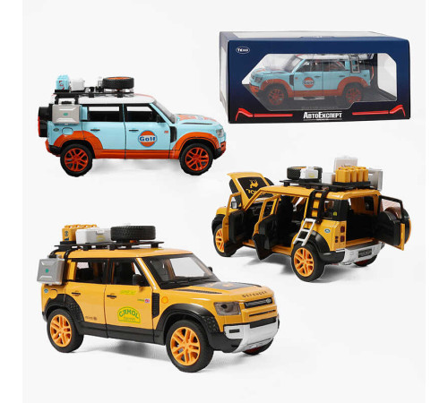 Джип GT - 74166 (24/2) "Авто Експерт" 2 види, металопластик, звук, підсвічування, масштаб 1:24, інерція, відчиняються двері, капот, багажник, в коробці